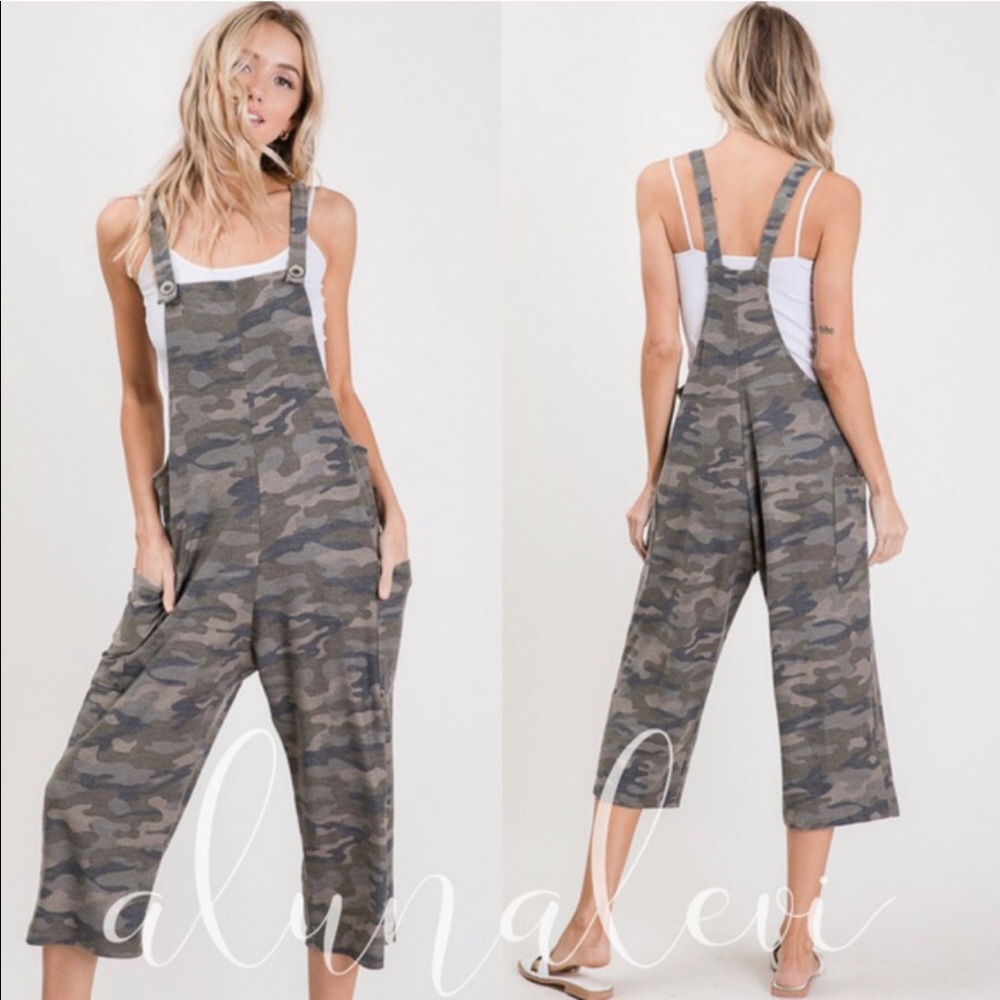 Last One! Super Soft Camo Overalls